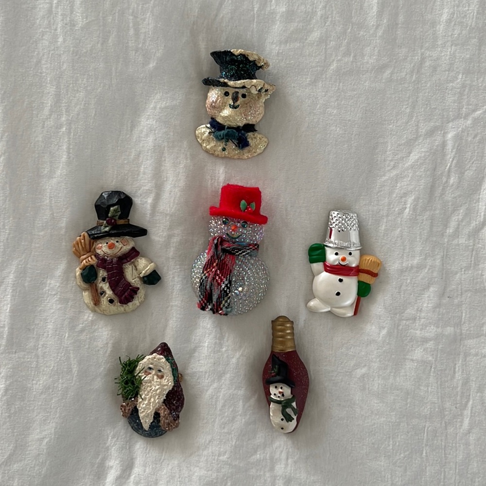 Holiday Christmas Pins Brooches